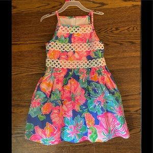 Lilly Pulitzer girls for and flare Dress sz 5 VGUC